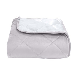 Покрывало стеганое ромб Barkhat 238 светло-серый 220x240 см