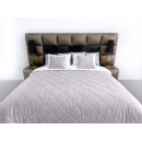 Покрывало стеганое ромб Barkhat 238 светло-серый 220x240 см