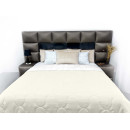 Покривало стьогане еліпс Sparta 02 бежеве 240х240 см