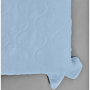 Покрывало стеганое волна Sparta 30 голубое 240х240 см