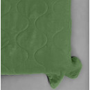 Покривало стьогане хвиля Sparta 41 смарагдове 200x220 см