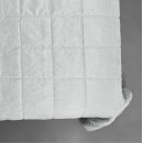 Покривало стьогане квадрат Sparta 11 сіре 220х220 см