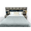 Покрывало стеганое квадрат Sparta 16 серое 200x220 см