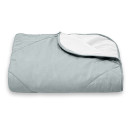 Покрывало стеганое лабиринт Sparta 16 серое 200x220 см