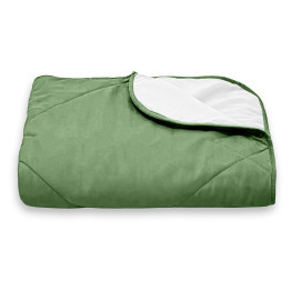 Покривало стьогане лабіринт Sparta 41 смарагдове 130x240 см