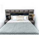 Покрывало стеганое мозаика Sparta 16 серое 200x220 см