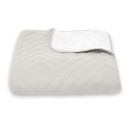 Покрывало стеганое пирамида Sparta 09 светло-серое 220х220 см