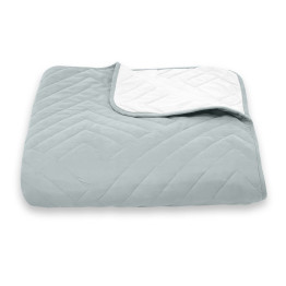 Покривало стьогане піраміда Sparta 16 сіре 150х220 см