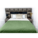 Покрывало стеганое пирамида Sparta 41 изумрудное 150х220 см