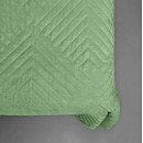 Покрывало стеганое пирамида Sparta 41 изумрудное 150х220 см