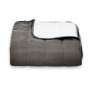 Покрывало стеганое полоса Sparta 39 темно-коричневое 220х220 см