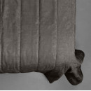 Покрывало стеганое полоса Sparta 39 темно-коричневое 220х220 см