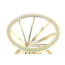 Стол Favor SM125 clear/gold