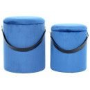 Набір пуфів Chest T125/2 Blue/Black