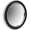 Настінне дзеркало Round 625 Silver/Black Ø 58 cm