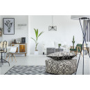 Пуф+подушка Max T150/2 Black/White