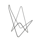 Стілець метелик Mira MT110 White