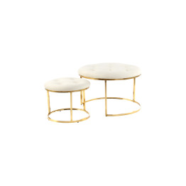 Набір табуретів Twins T525 / 2 Ivory / Gold