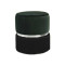 Пуф Milano T125 Dark Green/Black/Silver