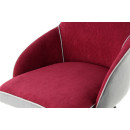 Стул Carol TM125 Grey/Red