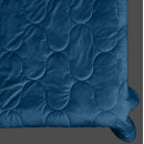 Покрывало стеганое элипс Barkhat 139 синий 150x220 см
