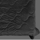 Покрывало стеганое волна Barkhat 300 черный 240x260 см