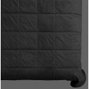 Покрывало стеганое квадрат Barkhat 300 черный 130x240 см
