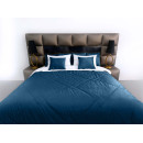 Покрывало стеганое лабиринт Barkhat 139 синий 160x220 см