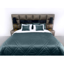 Покрывало стеганое мозаика Barkhat 225 темно-синее 200x220 см