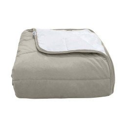 Покрывало стеганое полоса Barkhat 211 хаки 130x240 см