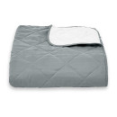 Покрывало стеганое ромб Sparta 20 антрацит 220х240 см