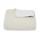Покривало стьогане хвиля Sparta 05 молочне 220х220 см