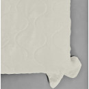 Покривало стьогане хвиля Sparta 05 молочне 220х220 см