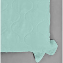 Покривало стьогане хвиля Sparta 44 сяючий блакитний 200x220 см