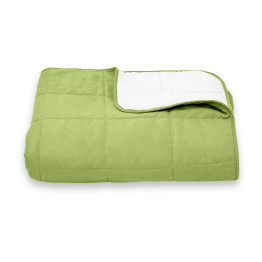 Покривало стьогане квадрат Sparta 40 зелене 240х240 см