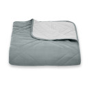 Покривало стьогане мозаїка Sparta 20 антрацит 200x220 см