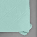 Покривало стьогане мозаїка Sparta 44 сяючий блакитний 200x220 см