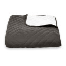 Покрывало стеганое пирамида Sparta 39 темно-коричневое 220х220 см