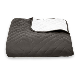 Покрывало стеганое пирамида Sparta 39 темно-коричневое 220х220 см