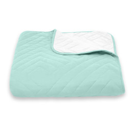 Покривало стьогане піраміда Sparta 44 сяючий блакитний 200x220 см