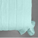 Покривало стьогане смуга Sparta 44 сяючий блакитний 130x240 см