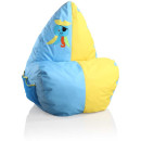 Кресло-мешок Happy Blue/Yellow