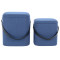 Набор пуфов Square T225/2 Blue/Black