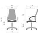 Офісне крісло Gaspar EX MB Black (LC-A)