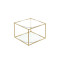 Стіл Cube SM110 Clear / Gold