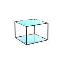 Стіл Cube SM110 Blue / Black