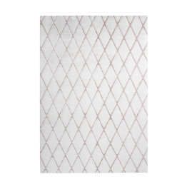 Килим Vivica 225 romb White/Rose 80х150