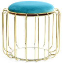 Табурет-стіл Carl SM110 Turquoise/Gold