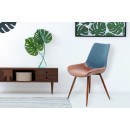 Стул Tito T110/2 Dark blue / Brown