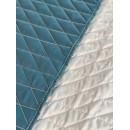 Покривало Double face rombus Grey/Indian Teal 200x220 см